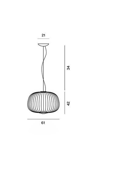 Foscarini Spokes 3 suspension lamp