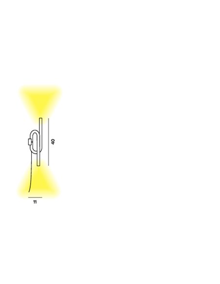 Foscarini Tobia With Plug wandlamp