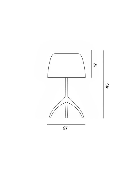 Foscarini Lumiere Nuances Large Dimmable table lamp