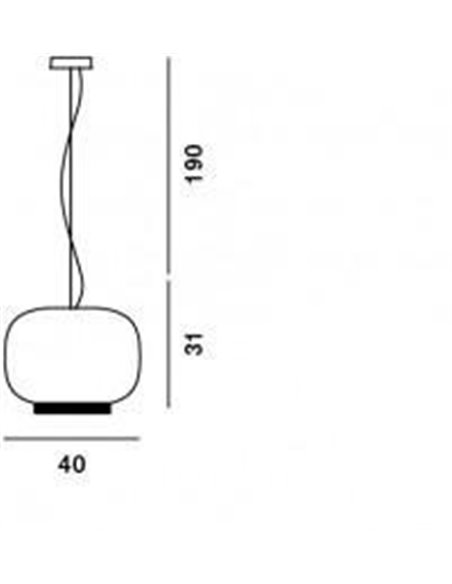 Foscarini Chouchin 1 Reverse Dim hanglamp