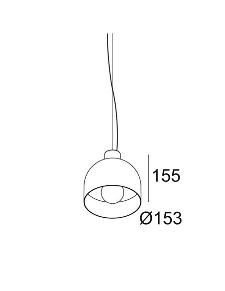 Delta Light MANTELLO L1515 E27 Suspension lamp