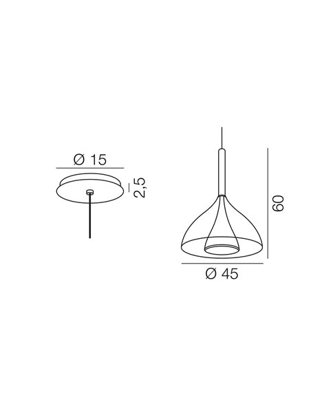 Kundalini FLOOB CEILING Lampe suspension