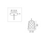 Kundalini NEW YORK 33 Lampe suspension