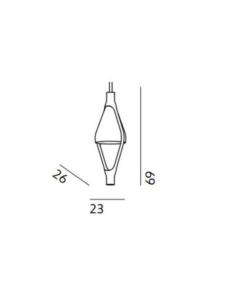 Kundalini VICEVERSA Lampe suspension