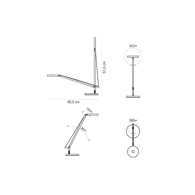 Artemide Demetra Micro Tafellamp