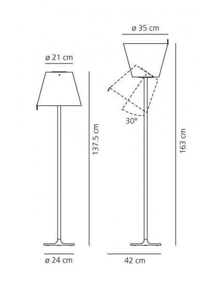Artemide Melampo Floor lamp