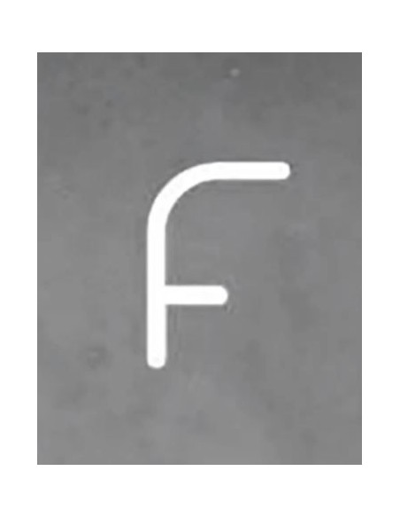 Artemide Alphabet Of Light Wandlamp "f" lowercase