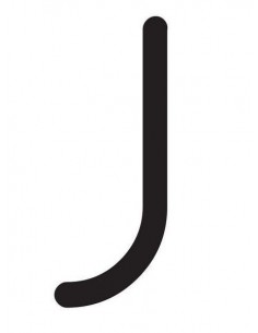 Artemide Alphabet Of Light Wall lamp "j" lowercase