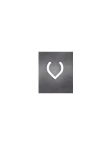 Artemide Alphabet Of Light Applique "v" lowercase