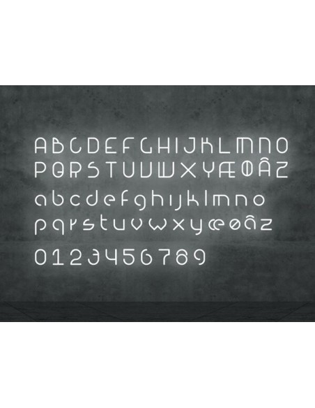 Artemide Alphabet Of Light Applique "x" lowercase
