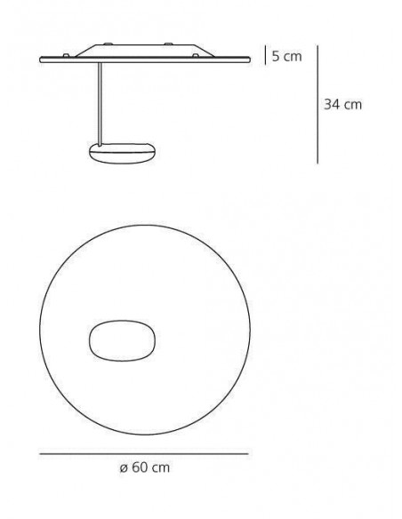 Artemide Droplet Mini Led Wandlamp / Plafondlamp