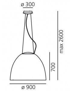 Artemide Nur 1618 Lampe à Suspension