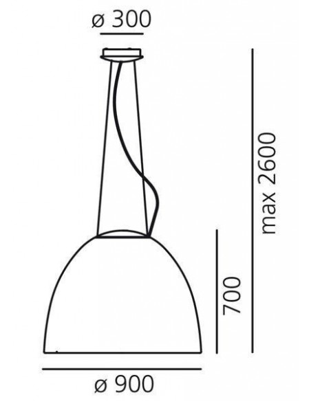 Artemide Nur 1618 Hanglamp