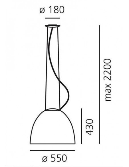 Artemide Nur Gloss Led Lampe à Suspension