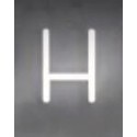 Artemide Alphabet Of Light Wandlamp "H" uppercase