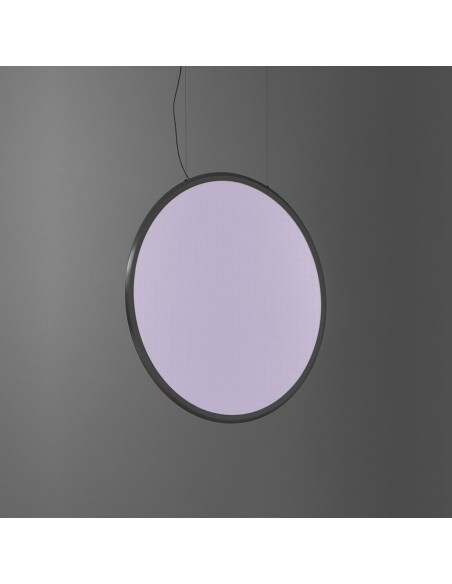 Artemide Discovery Vertical 70 White Violet Integralis Suspension lampe a suspension