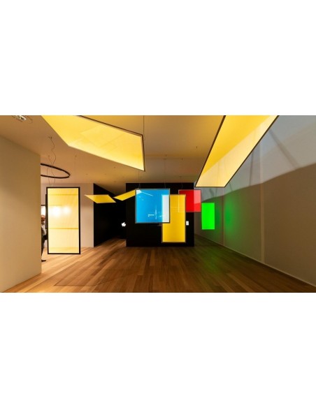 Artemide Discovery Space Rectangular RGBW suspended lamp