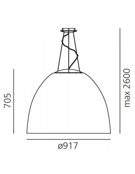 Artemide NUR 1618 Acoustic Lampe à Suspension