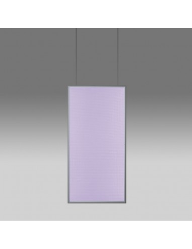 Artemide Discovery Space Rectangular White Violet Integralis hanglamp