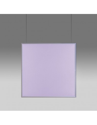 Artemide Discovery Space Square White Violet Integralis suspension lamp