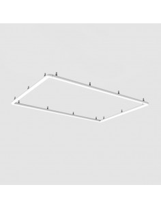 Artemide Alphabet Of Light Rectangular Semi-Recessed Ceiling lamp / Wall lamp