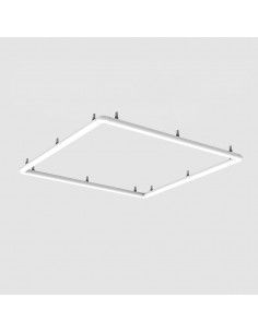 Artemide Alphabet Of Light Square 180 Semi-Recessed Ceiling lamp / Wall lamp