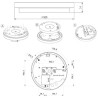 Integratech Disc sensor+nood Deckenlampe