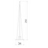 Integratech Grondpin voor Evolve floodlight 25cm