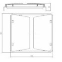 Integratech Flap voor Evolve projector 24W