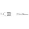 Integratech LED streetlight mini 28W 65x155° Pollerleuchte