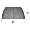Integratech Réflecteur prismatique pc 100° cloche PHB 75/100W
