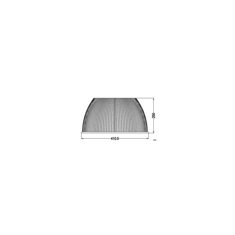 Integratech Réflecteur prismatique pc 100° cloche PHB 150W