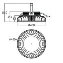 Integratech Klokarmatuur PHB 240W IP65 dimbaar 1-10V