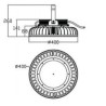 Integratech Klokarmatuur PHB 240W IP65 dimbaar 1-10V Deckenlampe
