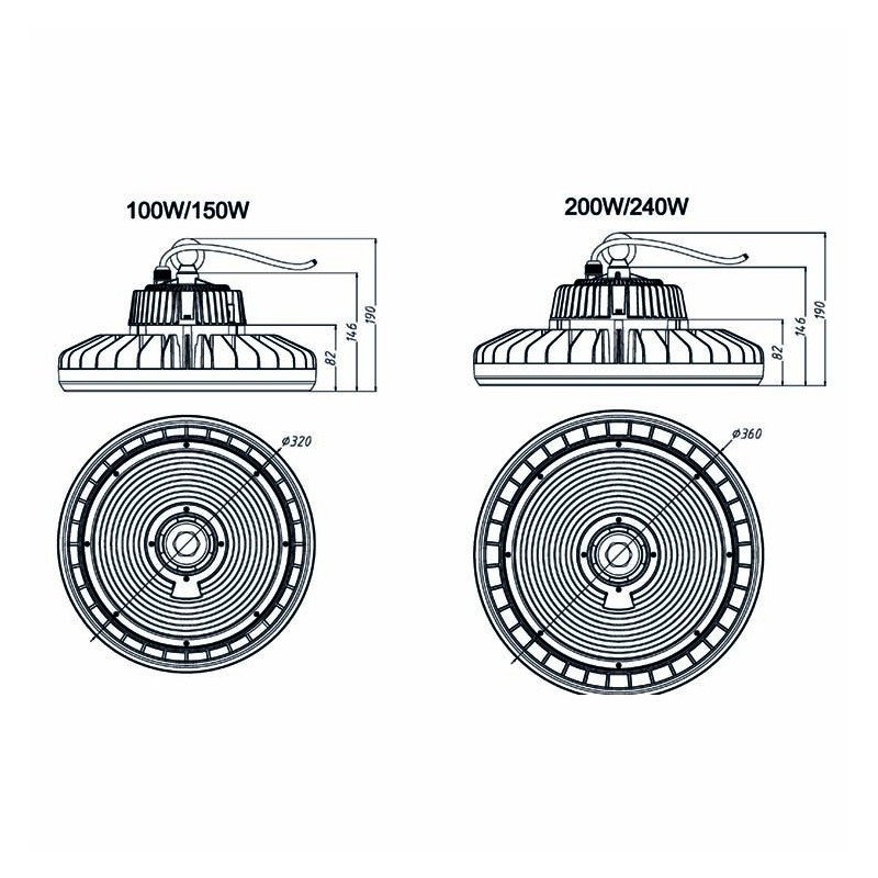 Integratech PHBP perform 150W IP65 1-10V 120gr