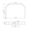 Integratech Support mural pour cloche PHB/PHBP