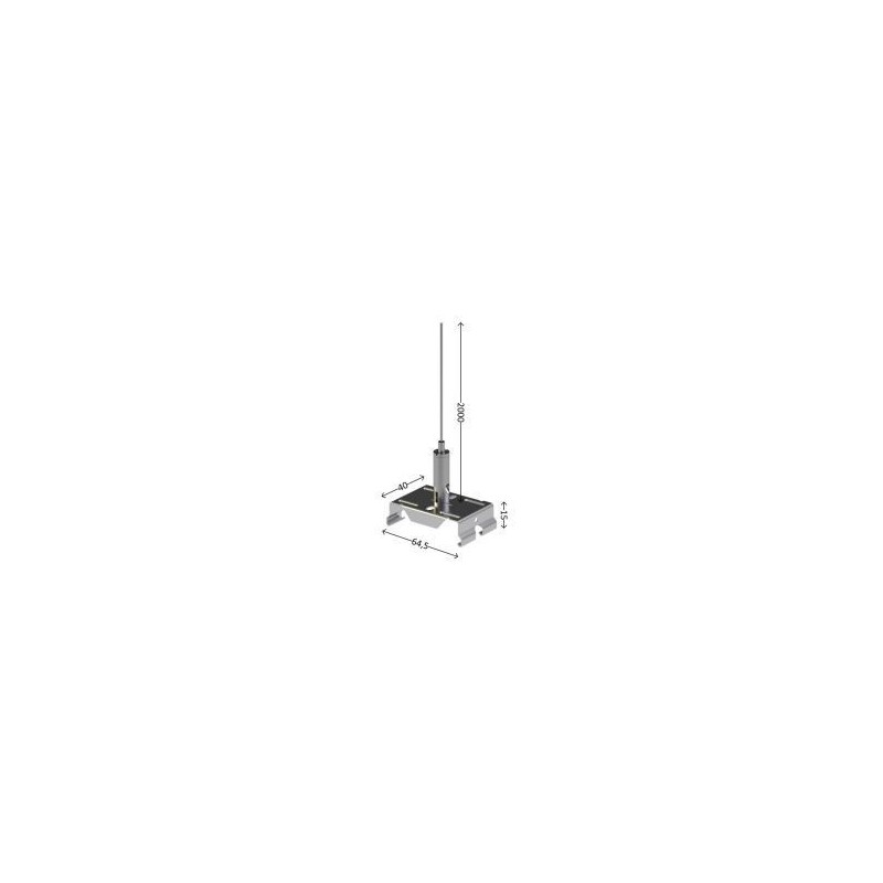 Integratech Dreamline pendelophanging met staaldraad 2m