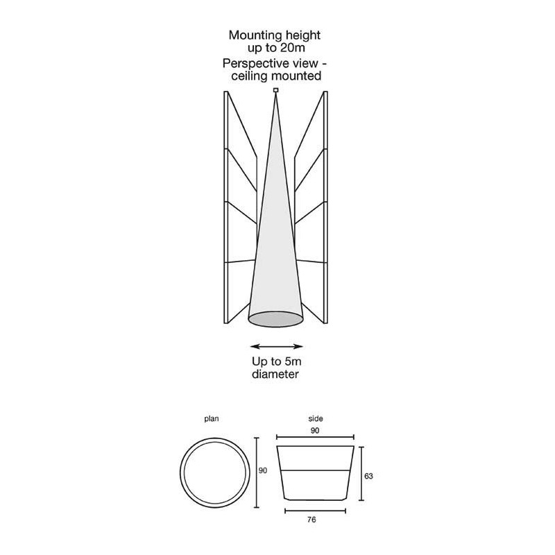 Integratech PIR surface IP20 narrow beam Integraconnect
