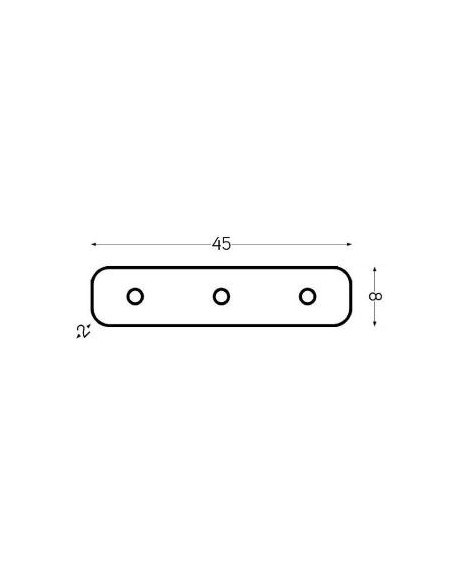 Integratech Coupleur droit pour profil SLF3535