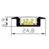 Integratech profil LED encastré RSL7 Kit complet