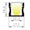 Integratech profil LED SL15 Kit complet