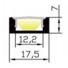 Integratech LED profile SL7 Complete kit