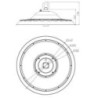 Integratech LED industrieverlichting highbay LED klok fhb voeding Deckenlampe