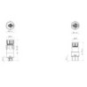 Integratech Verbindingsset 3-polig IP68 2,5mm² male-female
