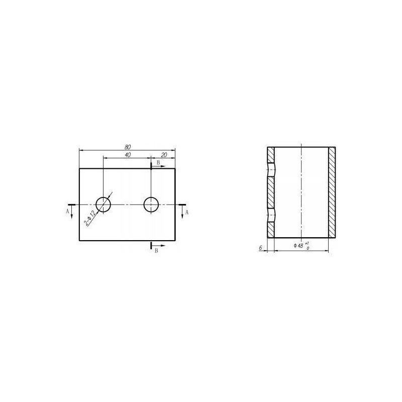 Integratech Streetlight adaptateur 60/40mm