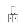 Integratech Streetlight adapt. S105/R60mm dark grey RAL9022