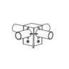 Integratech Streetlight adapt. S105/4x60mm dark grey RAL9022