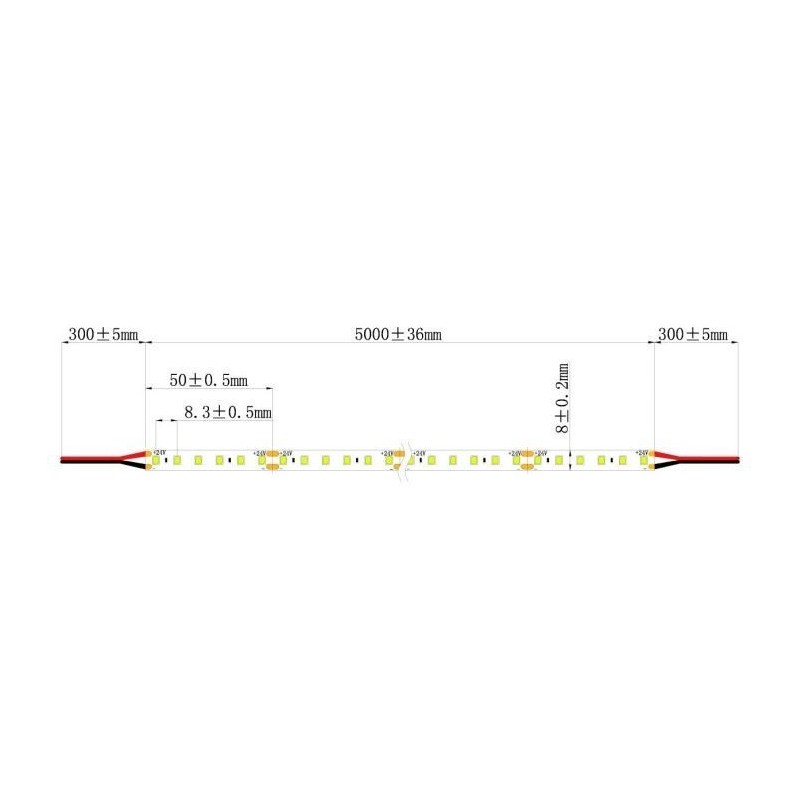Integratech LED strip 2 rgb color 120LED