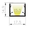 Integratech Profil LED Baseline 17x15 2m