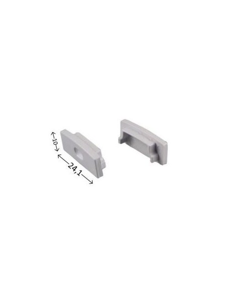 Integratech Endcap for profile SLW8 with entrance